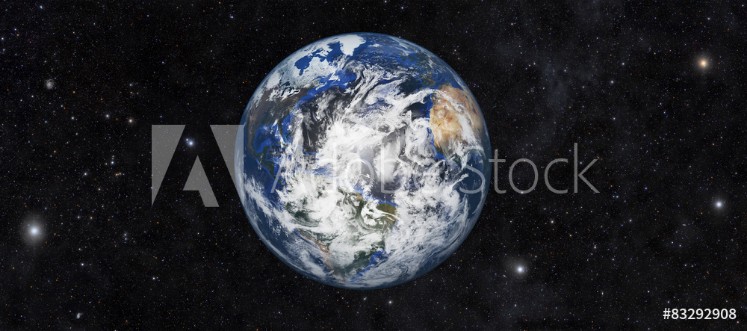 Picture of Planet earth with space background